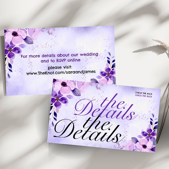 Elegante Tarjeta de Gabinete de Sitio Web Boda Púr (Subido por el creador)