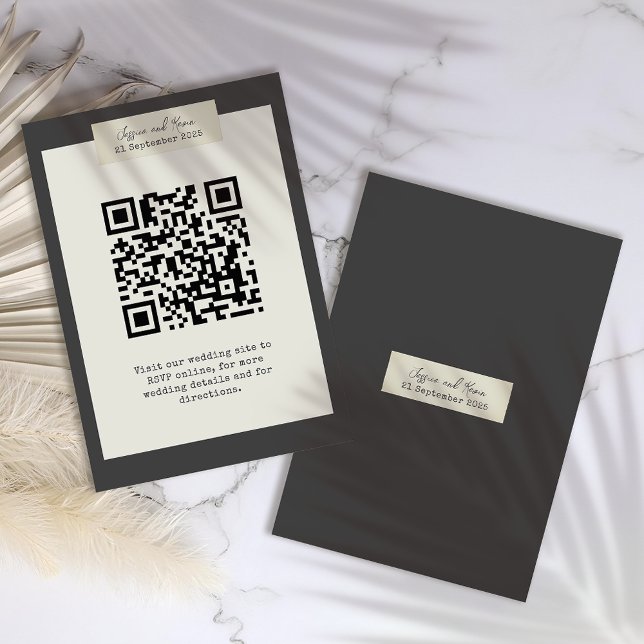 Elegante Tarjeta de Gabinete Rústico Boda (Subido por el creador)
