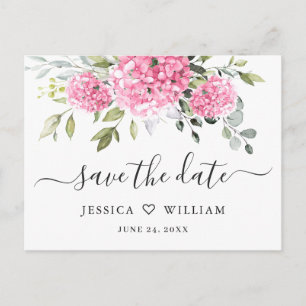 Elegante tarjeta de guardar la fecha de boda con H