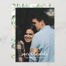 Elegante Tarjeta de Guardar la Fecha de Boda en Ac