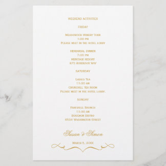 Elegante Tarjeta de Información Boda de Script - O