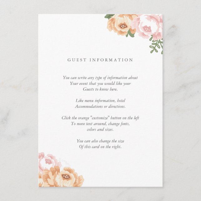 Elegante tarjeta de inserción de Jar Mason (Anverso)