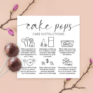 Elegante Tarjeta de Instrucciones Mínimas para Pas