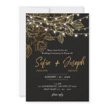Elegante tarjeta de invitación a la boda moderna n