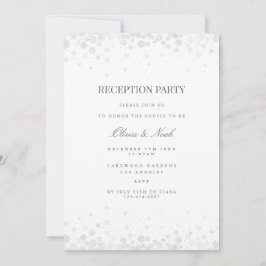Elegante Tarjeta de Invitación a la Recepción de S