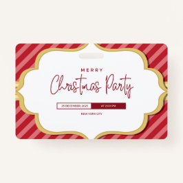Elegante tarjeta de invitación de fiesta de Navida