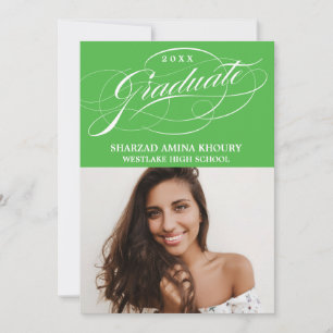 ELEGANTE TARJETA DE INVITACIÓN PARA FIESTA DE GRAD