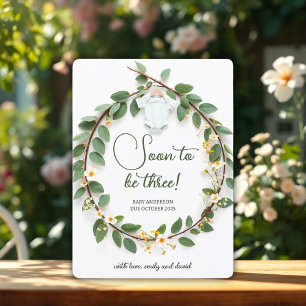 Elegante tarjeta de Invitación para revelar el emb