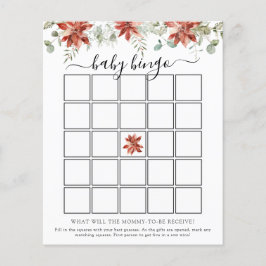 Elegante Tarjeta de juego de bingo Baby Shower par
