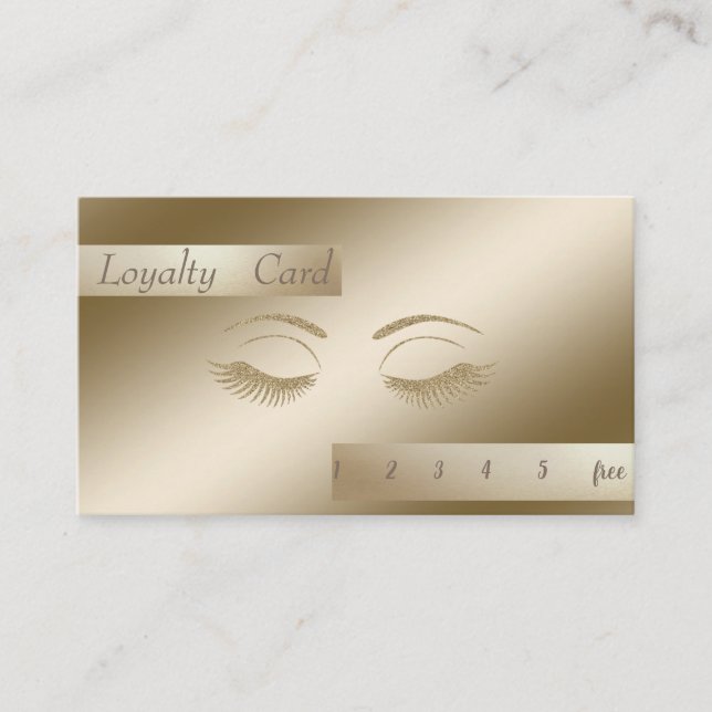 Elegante Tarjeta De Lealtad Elegante, Purpurinoso  (Anverso)