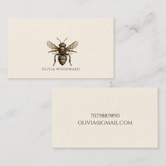 Elegante tarjeta de llamadas de Ilustracion Gold B (Anverso / Reverso)