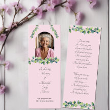 Elegante tarjeta de marcadores de fotos en memoria