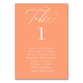 Elegante tarjeta de mesa de mesa de almohadones de