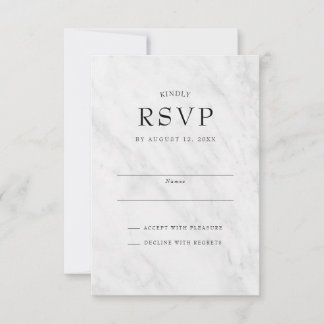 Elegante tarjeta de moda de matrimonio de mármol m