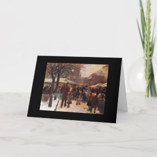 Elegante Tarjeta de Navidad Vintage