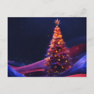 Elegante tarjeta de Navidades artesanales