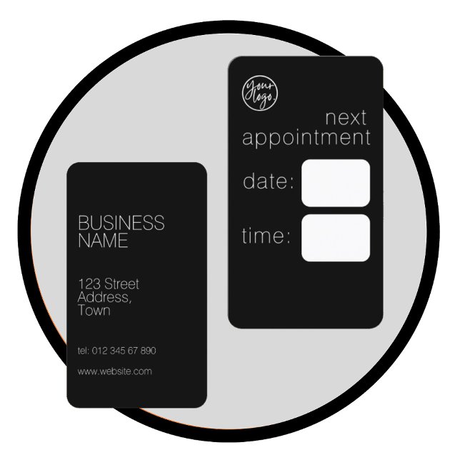 ELEGANTE TARJETA DE NOMBRAMIENTO DE LOGO DE NEGOCI (Subido por el creador)