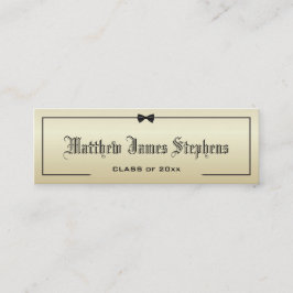 Elegante Tarjeta de nombre de graduación formal de