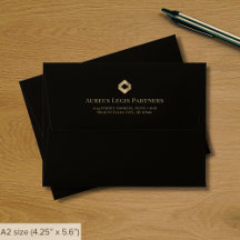 Elegante tarjeta de notas de logotipo de negocios