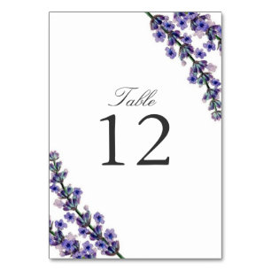 Elegante Tarjeta de número de mesa de Boda de Lava
