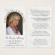 Elegante tarjeta de oraciones de mármol de la foto (Anverso y reverso)