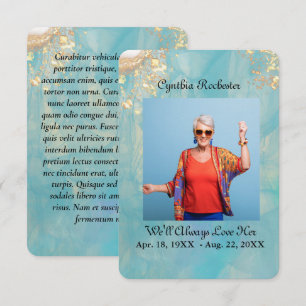 Elegante tarjeta de oraciones para conmemoración d