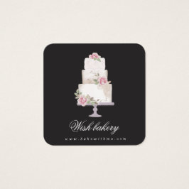 elegante tarjeta de perfil de panadería para paste