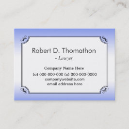 Elegante tarjeta de perfil informativo azul claro