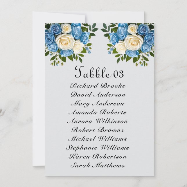 Elegante tarjeta de Personalizado para Bodas (Anverso)