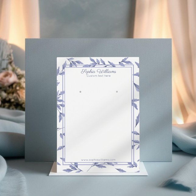 Elegante tarjeta de presentación de anillo azul to (Subido por el creador)