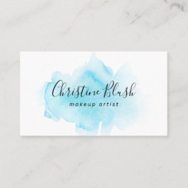 Elegante tarjeta de presentación de color azul Spl