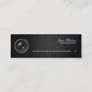 Elegante tarjeta de presentación de fotografía c