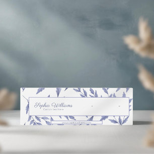 Elegante tarjeta de presentación de mini stud azul