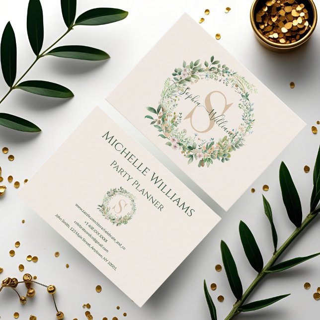 Elegante tarjeta de presentación de Monograma Botá (Subido por el creador)