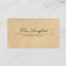 ELEGANTE tarjeta de presentación de papel de VENTA