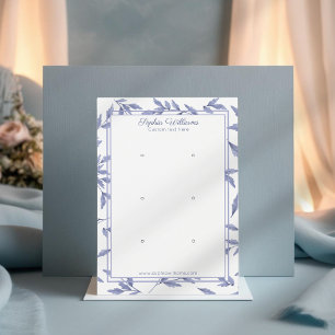 Elegante tarjeta de presentación de triple espárra