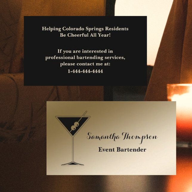 Elegante tarjeta de presentación para el evento ne (Subido por el creador)