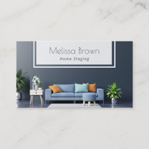 elegante tarjeta de presentación para el hogar