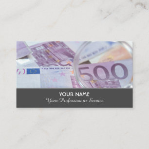 Elegante tarjeta de presentación para expertos fin