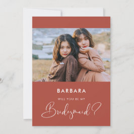 Elegante tarjeta de propuesta moderna de Terracott