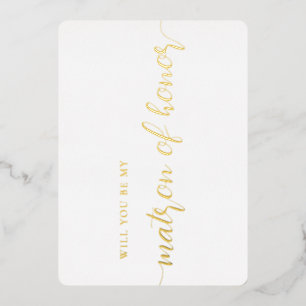 Elegante Tarjeta de Propuesta para Matrona de Hono