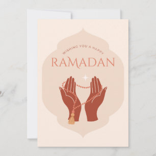 Elegante Tarjeta de Ramadán