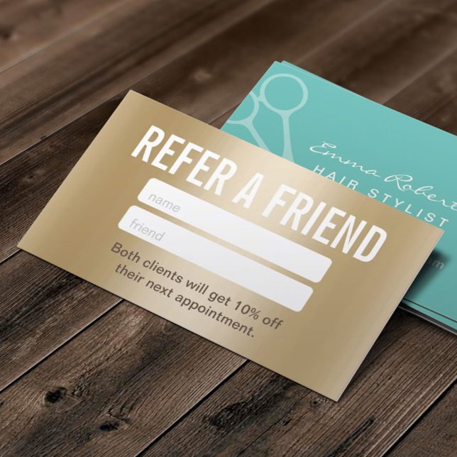 Elegante tarjeta de referencia de salón de Relieve (Subido por el creador)