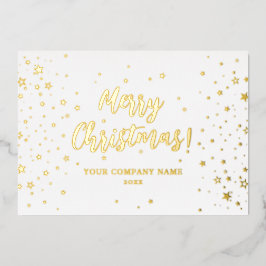 Elegante tarjeta de Relieve metalizado de la compa