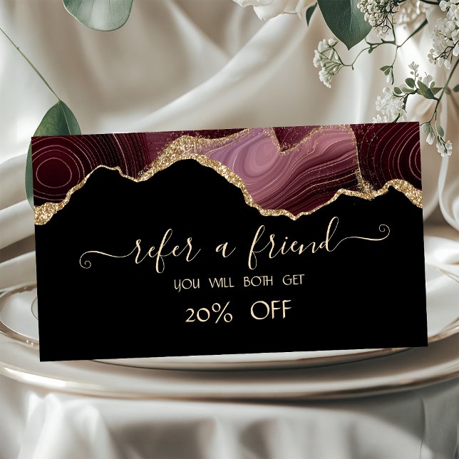 Elegante tarjeta de remisión para el Agate de Borg (Subido por el creador)