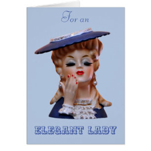 Elegante tarjeta de saludo Gorra de la maleta de l