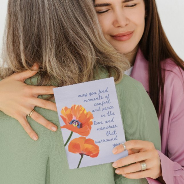 Elegante tarjeta de simpatía floral simple (Subido por el creador)