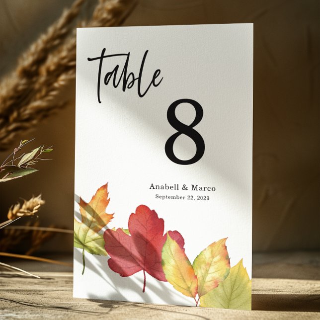 Elegante tarjeta de tabla de guiones de hojas de o (Subido por el creador)