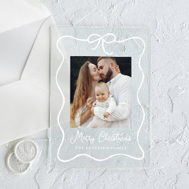 Elegante tarjeta de vacaciones de fotos de cinta d