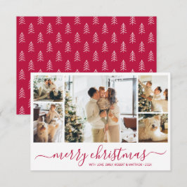 Elegante tarjeta de vacaciones de Navidades de est